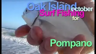 Surf Fishing for Pompano on Oak Island