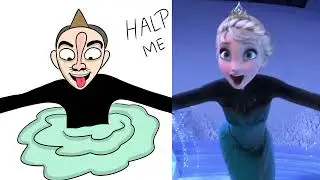 Let It Go Funny Drawing Meme | Disney Frozen 2 Elsa | Part 2