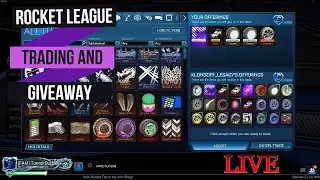 Rocket League GIVEAWAY at 5k / PC TRADING / Champion *Ranked* Gameplay Live #roadto5k