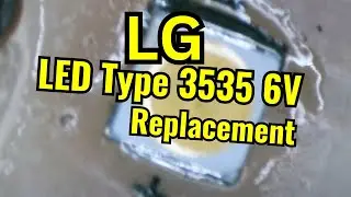 Замена светодиода LG типа 3535 6 В