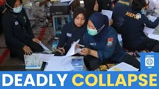 Desperate RESCUE in Indonesia After School Building Disaster