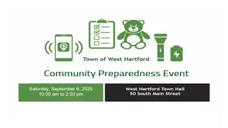 Community Preparedness Day in West Hartford - September 6, 2025