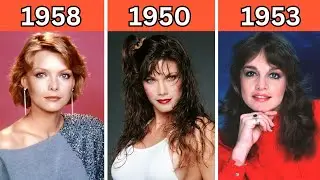 Identify 40 ICONIC ACTRESSES Born in 50s: Then & Now