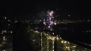 Gelukkig Nieuwjaar 2024! Uitzicht nijmegen