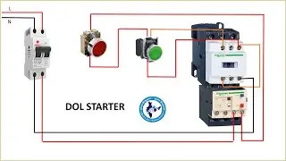DOL Starter के कनेक्शन किस तरह करते हैं
