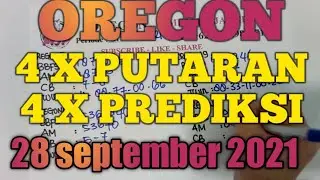 JP MASSAL TOP 4D #OREGON 28 SEPTEMBER 2021