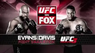 UFC Fox 2 Rashad Evans vs Phil Davis 'UFC Undisputed 3 Simulation Trailer' TRUE-HD QUALITY