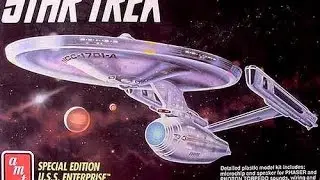 AMT Star Trek 25th anniversary USS Enterprise with Lights and Sound (Unboxing)