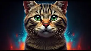 Meet the Mesmerizing Green-Eyed Cat Child - A Feline Fairy Tale!