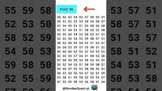 Only Geniuses Can Spot the Odd Number Out! 👀🔥  645