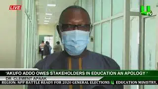 &lsquo;Akufo Addo Owes Stakeholders In Education An Apology &lsquo;-Dr. Clement Apaak