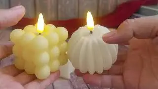 The Best Small Flameless Sculptural Candles for a Modern Home | LED Decor Review