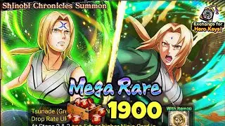 NEW!! Tsunade War Rekit Summon 1900 Shinobites | Naruto x Boruto Ninja Voltage