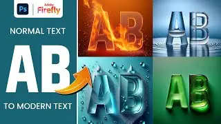 Generate Text Font Using AI - Firefly Image Generator | AI Generated Font