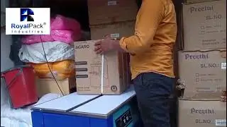 Semi Auto Box Strapping Machine M - 9892 335530 Mail- royalpackindustries@gmail.com