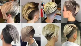 100 удачных коротких стрижек для тонких волос #новоевидео #стрижка #какстричькудрявыеволосы