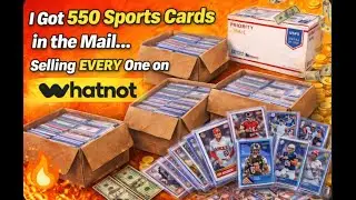 Мне пришло по почте 550 спортивных карточек… Продаю ВСЕ на Whatnot.