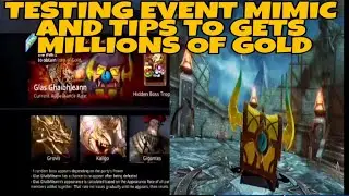 Darkness Rises new mimic event testing and tips to making millions of gold !