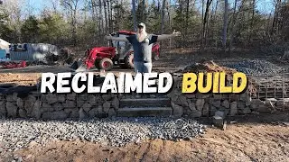 DIY Gabion Wall Stairs: Building Heavy Duty Steps with Reclaimed Materials