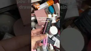A Drawer FULL of MINIS?! 😱🎀 #minimakeup #viral #makeup #skincare #didelina #ytshorts