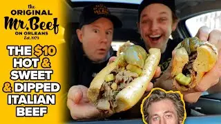 Ем лучший итальянский сэндвич с говядиной в центре Чикаго | Mr. Beef на Орлеан-стрит 🔥🤤