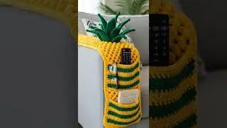 Cute Crochet Sofa Organizer &ndash; Practical & Adorable! How adorable is this crochet idea? 😍