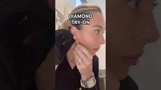 Diamond hoop earrings! 💎