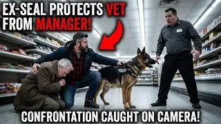 Navy SEAL and Service Dog Confront Market After Manager Forced Double-Amputee Veteran to Crawl
