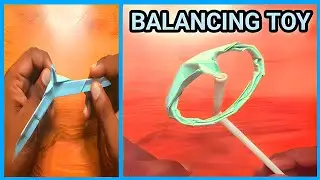 HOW TO MAKE ORIGAMI TOY | BALANCING TOY KAISE BANATE HAI | HOW TO MAKE BALANCING TOY WITH PAPER |