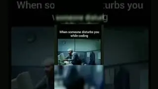 Don't disturb me while coding 