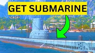How To Get Submarine in World of Warships(EASY)