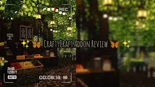 ✨🦋CRAFTYCRAFT ADDON REVIEW🦋✨//MINECRAFT PE/BE (1.17+)🦋✨ Aesthetic Addon de decoraci&oacute;n ✨🦋