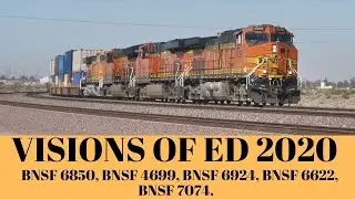 BNSF Railroad Crossing Videos /BNSF Intermodal Trains 2020