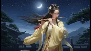 🌙Peaceful Sleep Music, Bamboo Flute, Gentle Guzheng, Slow Breathing Rhythm, Peaceful Night Ambience