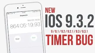 Timer Bug Found in IOS 9.3.2