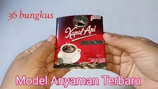Ide kreatif kerajinan tangan untuk anak sekolah SD-SMP dari limbah bungkus kopi yang mudah