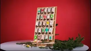How to make an Advent Calendar with recycled material DIY