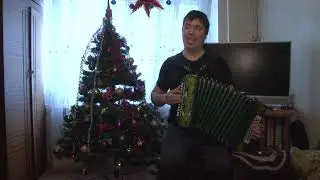 Новый год приходит в столицу. Песня под гармонь