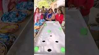 Amazing Best Family The Green Ball plastic Ball Roll vs parle G Challenge 4368 #games