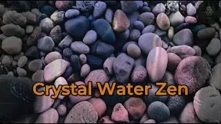 Crystal Water Zen 💎 Solo Kalimba & Gentle Waves | Clear Mind Ambience for Sleep (2 Hours)