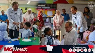 Kenal Tak Siapa? Perdana Menteri! Gelagat Murid Tahun 1 Ketika Disantuni Anwar, Azizah