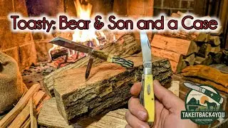 1986 Case Trapper (Yellow Delrin) & Bear & Son Bone Stag Barlow | Knife Overview #trappertime