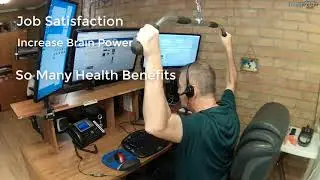 Deskerxizer Over Desk Upper Body Workout Machine with Rep Tracker App for Super Busy People