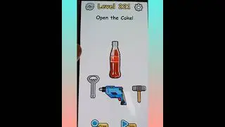 #Braincrack #Level221 #Open the coke