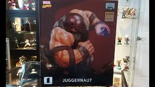 Iron Studios 1/10 JUGGERNAUT CCXP Excl Sentinel Diorama Unboxing