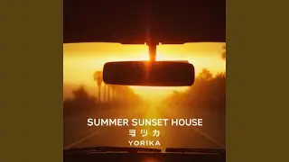 summer sunset house