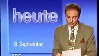 ZDF HEUTE mit ELMAR BARTEL + FRAGMENT DAS AKTUELLE SPORTSTUDIO mit BERND HELLER (08.09.1990)