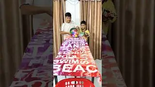 Amazing ball rolling | Family Challenge #shorts