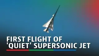 NASA's quiet X-59 supersonic jet takes off for its first flight | ABS-CBN News