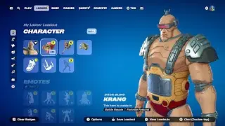 FORTNITE KRANGS ANDROID ALTERNATE SKIN WITH OG CHAPTER 5 SEASON 1 KRANG BACK BLING